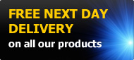 Free next day delivery on all our products